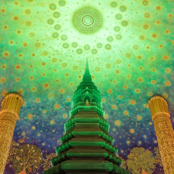 ワットパクナム（エメラルド寺院）